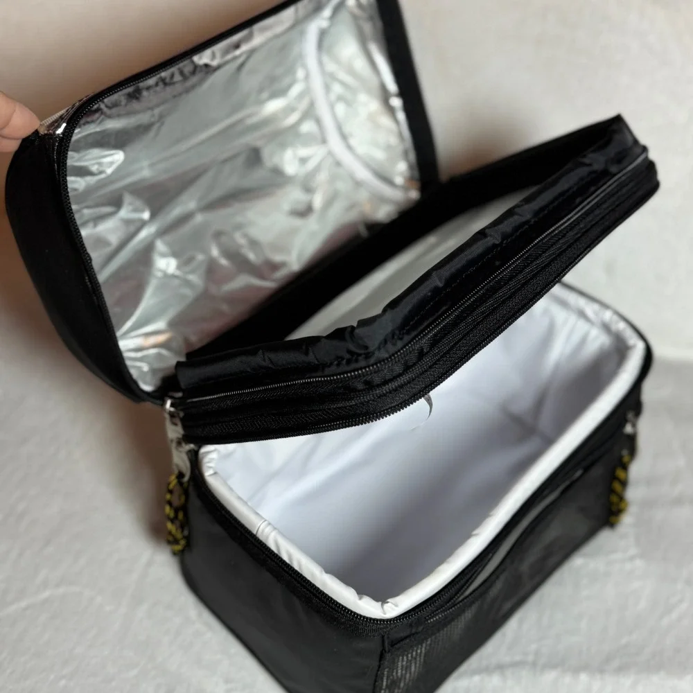California Innovations Metalic Silver and Black Personal Insulated Lunch Box
